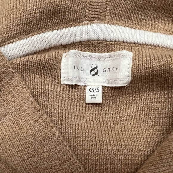 Lou & Grey Tan Hooded Cape with Kangaroo Pockets - Picture 10 of 11